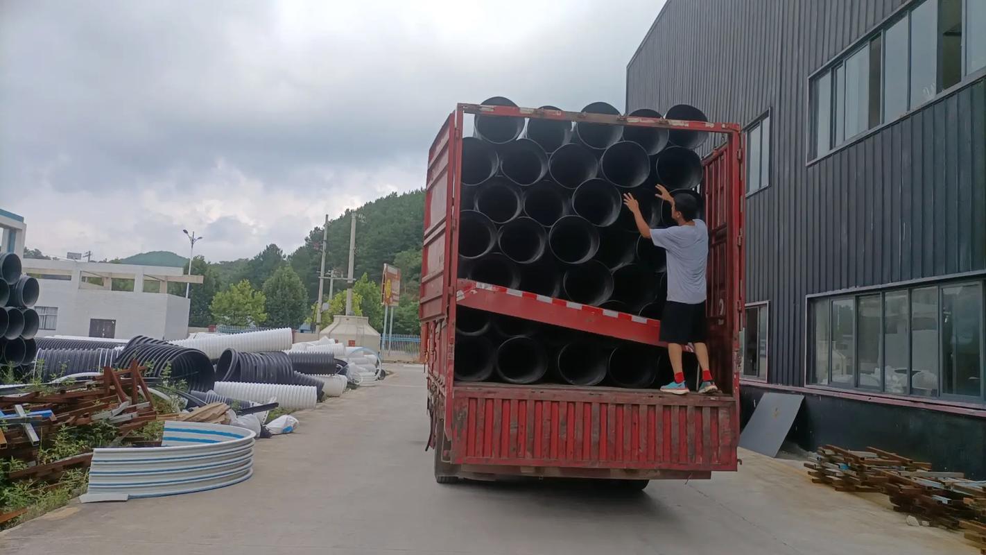 双壁波纹管#上热门 #pe给水管 #钢丝网骨架复合管